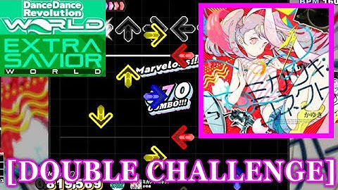 【DDR WORLD】 ミカヅキ:コネクト[Mikazuki Connect] / かゆき [DOUBLE CHALLENGE] 譜面確認 Play