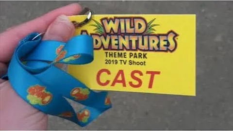 My scenes in the Wild adventures commercial I was a part ￼ of Wild adventures theme Park ￼