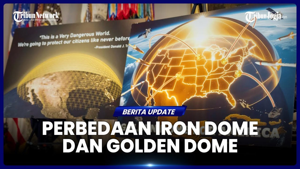 PERBEDAAN PERTAHANAN UDARA KUBAH EMAS AS DAN KUBAH BESI ISRAEL