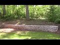 Extending the stone retaining wall