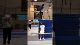 who should we jump over next? #gymnastics #sport #athlete #olympics #challenge