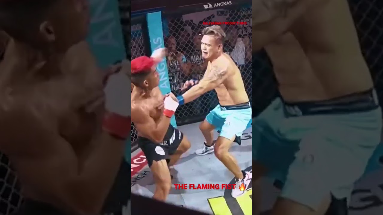 KNOCKDOWN! PINATUMBA KALABAN AT NAKATIKIM NANG ISANG MATINDI FLAMING FIST 