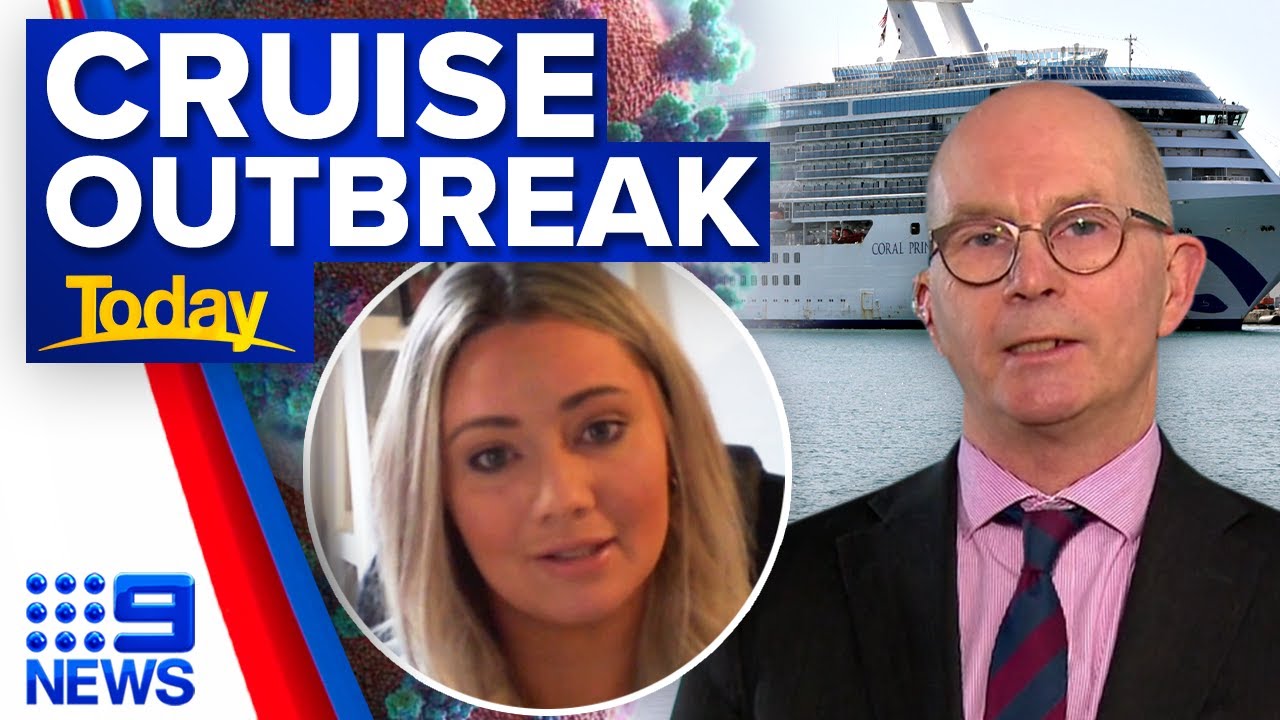 Cruise COVID-19 outbreak on ship to Sydney | Coronavirus | 9 News Australia