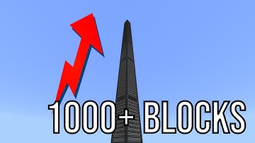How to get 1000+ Block Build Height in Minecraft Bedrock