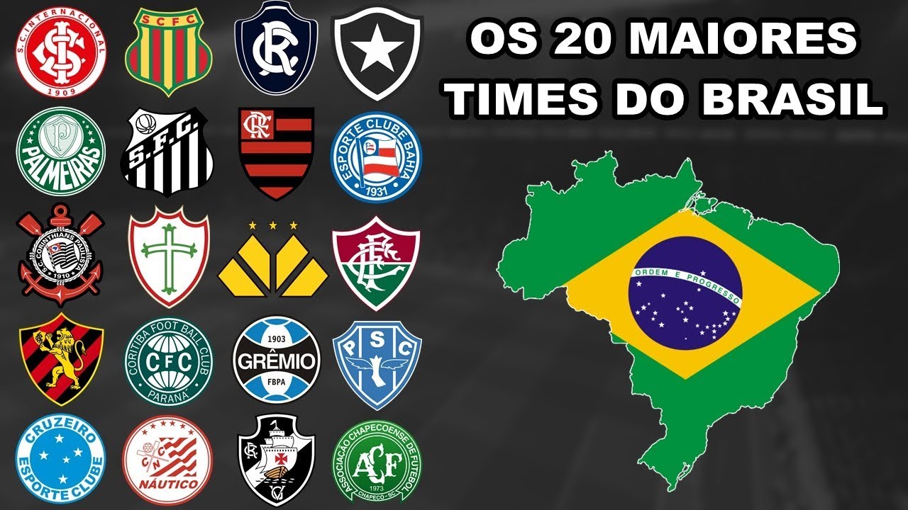 Top 20 melhores times do Brasil (2024) • Mundo Top 10