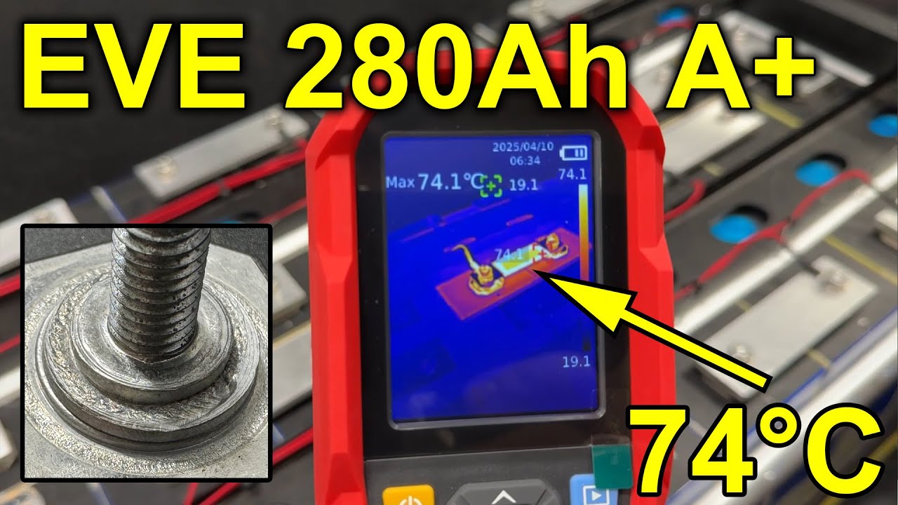 Що робити, якщо вже купили елементи з навареними гвинтами (тест EVE 280Ah Grade A+)