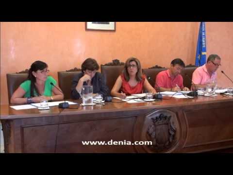 Dénia: Session plénière ordinaire du mois de juillet 2012