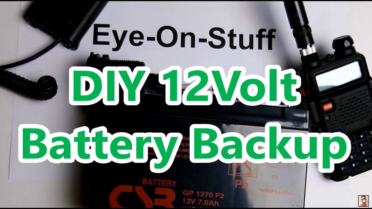 DIY 12Volt Cigarette Lighter Battery Backup Power Pack EyeOnStuff YouTube