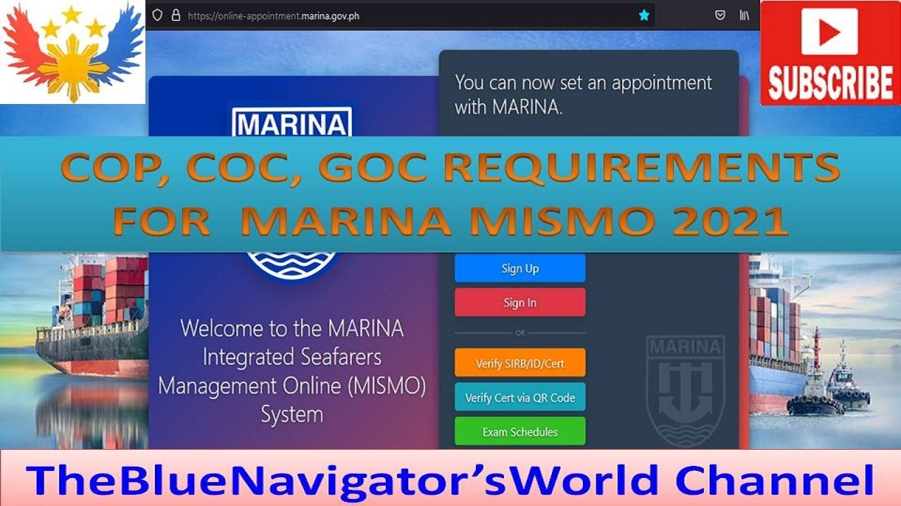 ANO ANU ANG MGA REQUIREMENTS SA PAGRENEW NG COP, GOC/GMDSS,AT COC FOR