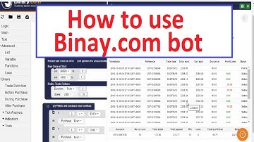 How to use binary.com bot