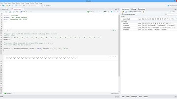 How to Create Nominal and Ordinal Values in R. [HD]