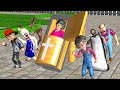 Scary Teacher 3D Nick Troll Miss T with Swing - Ice Scream 4 Granny Coffin Dance Compilation