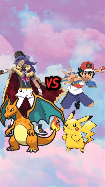 ash vs leon final battle #pokemon #pokemonshorts