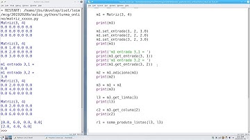 aula 03 matriz parte 33 3 5 7 soma produto listas testes
