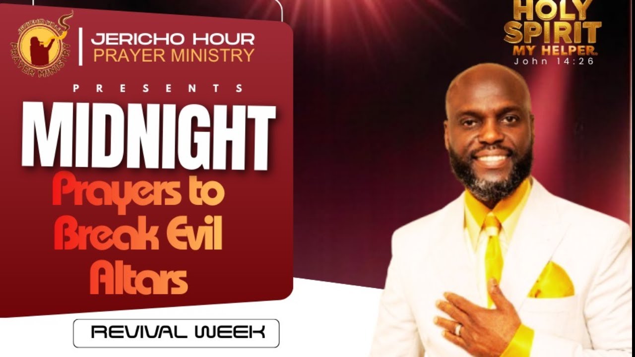 JERICHO HOUR PRAYER MINISTRY || TOPIC: DECREES AGAINST EVIL ALTARS || MIDNIGHT PRAYERS || 1.28.2026