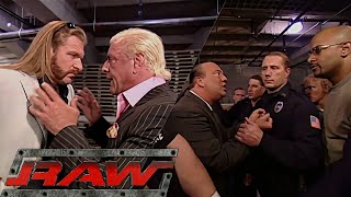 Triple H, Ric Flair \& Eric Bichoff Backstage Segments (ECW Invades) RAW Jun 06,2005
