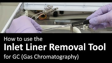 How to Use the Inlet Liner Removal Tool (for GC)