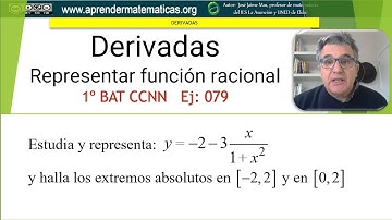 Representación de funciones racionales. 1BAT CCNN 079. José Jaime Mas