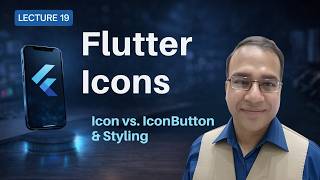 Flutter Icon Widget Explained | Icon & IconButton in Flutter | Urdu-Hindi |  Lecture 19