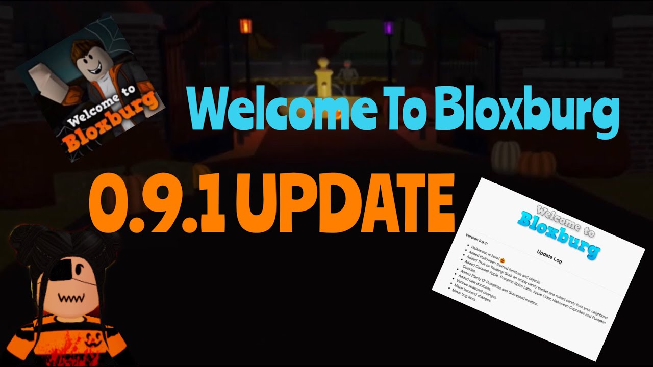 BLOXBURG 0.9.1 HALLOWEEN UPDATE (Roblox Bloxburg) YouTube BLOXBURG 0.9.1 HALLOWEEN UPDATE (Roblox Bloxburg) YouTube