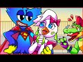 MONTY IS SO SAD WITH HUGGY WUGGY HERO #1 | Poppy Playtime &amp; FNaF Animation