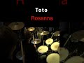 Toto - Rosanna Jeff Porcaro DRUM COVER ジェフ ポーカロ トト ロザーナ　ドラム #shorts