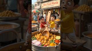 Tiny Chefs Cook GIANT Chole Bhature! 🤯🥘 #shorts #youtubeshorts #chholebhature #miniaturecooking