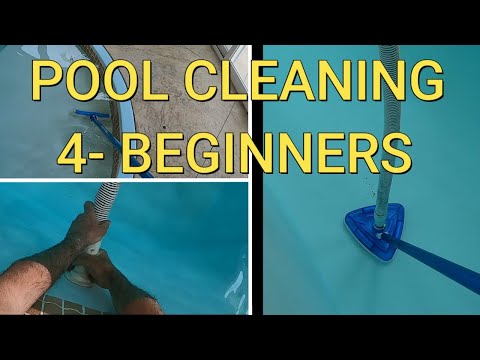 How to Vacuum a Pool: Vacuuming your Pool: Cleaning your Pool for Beginners: Vacuum inground pool