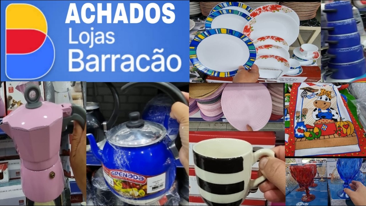 LOJAS BARRACÃO - ACHADINHOS PARA O LAR - PROMOÇÃO UTILIDADES panelas novidades E TOUR NO BARRACÃO