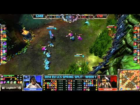 LCS EU Spring Split 2014 - Gambit vs Copenhagen Wolves - Week 1 Day 1