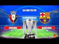 Osasuna vs Barcelona | La Liga 2025/26 | Full Match &amp; All Goals |  Prediction Simulation PES