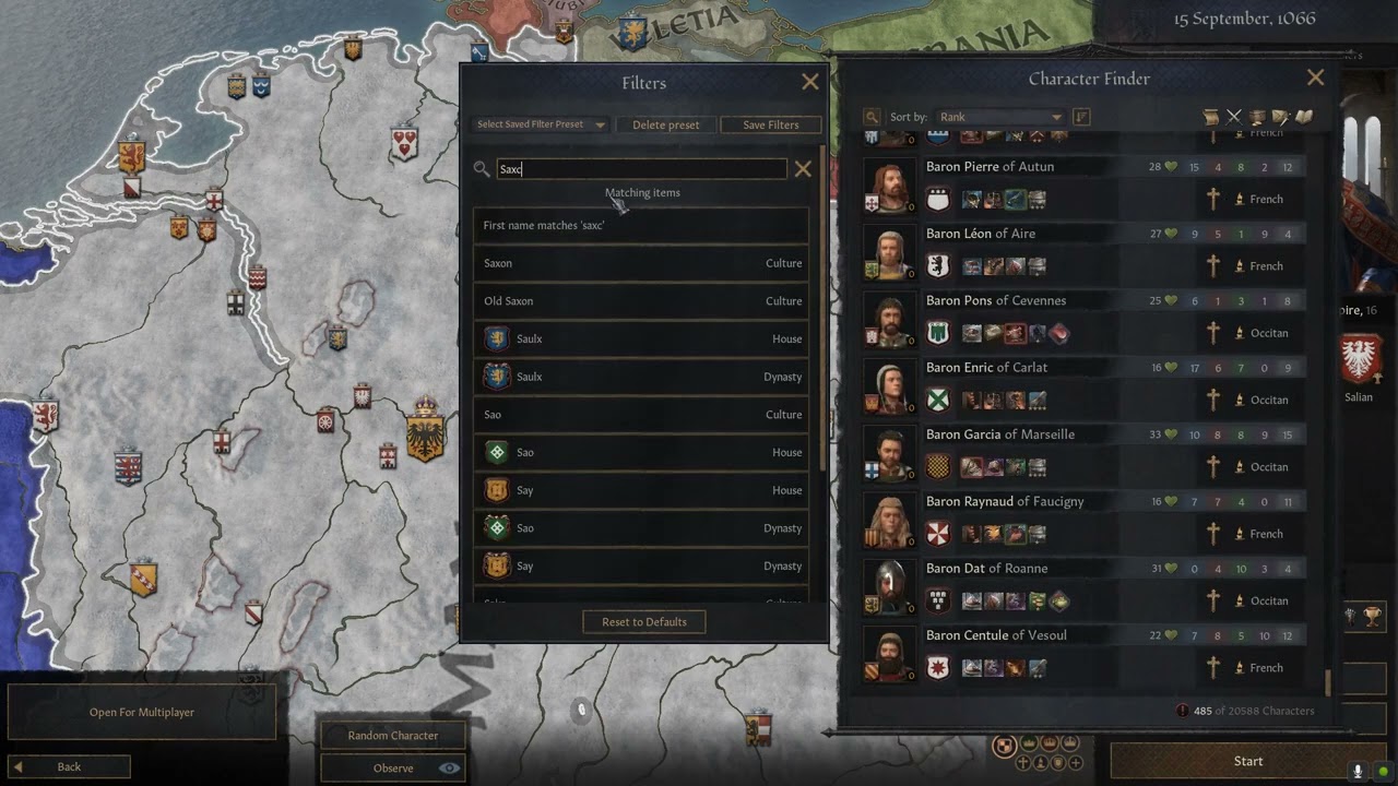 CK3 play as Baron Tutorial