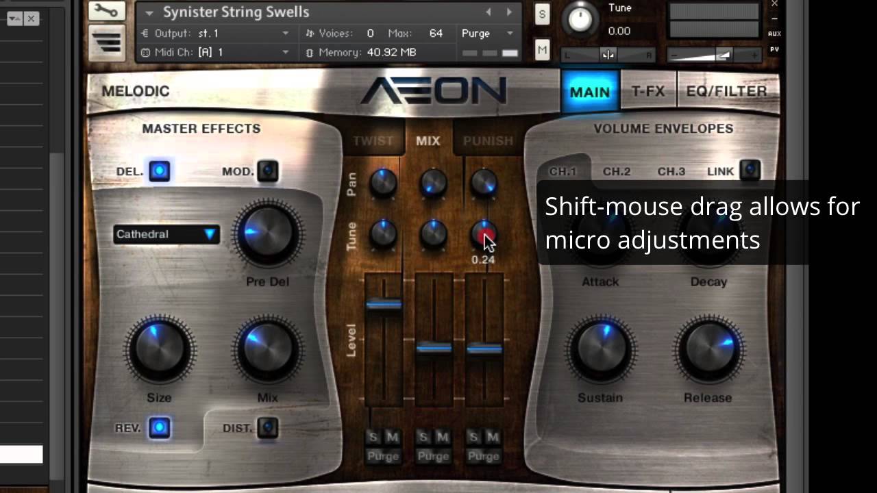 AEON Melodic - Mixer, ADSR, and EQ | Heavyocity - YouTube