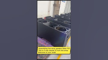 Double 12 inch passive line array #import #international #speaker #sounds #audio #factory