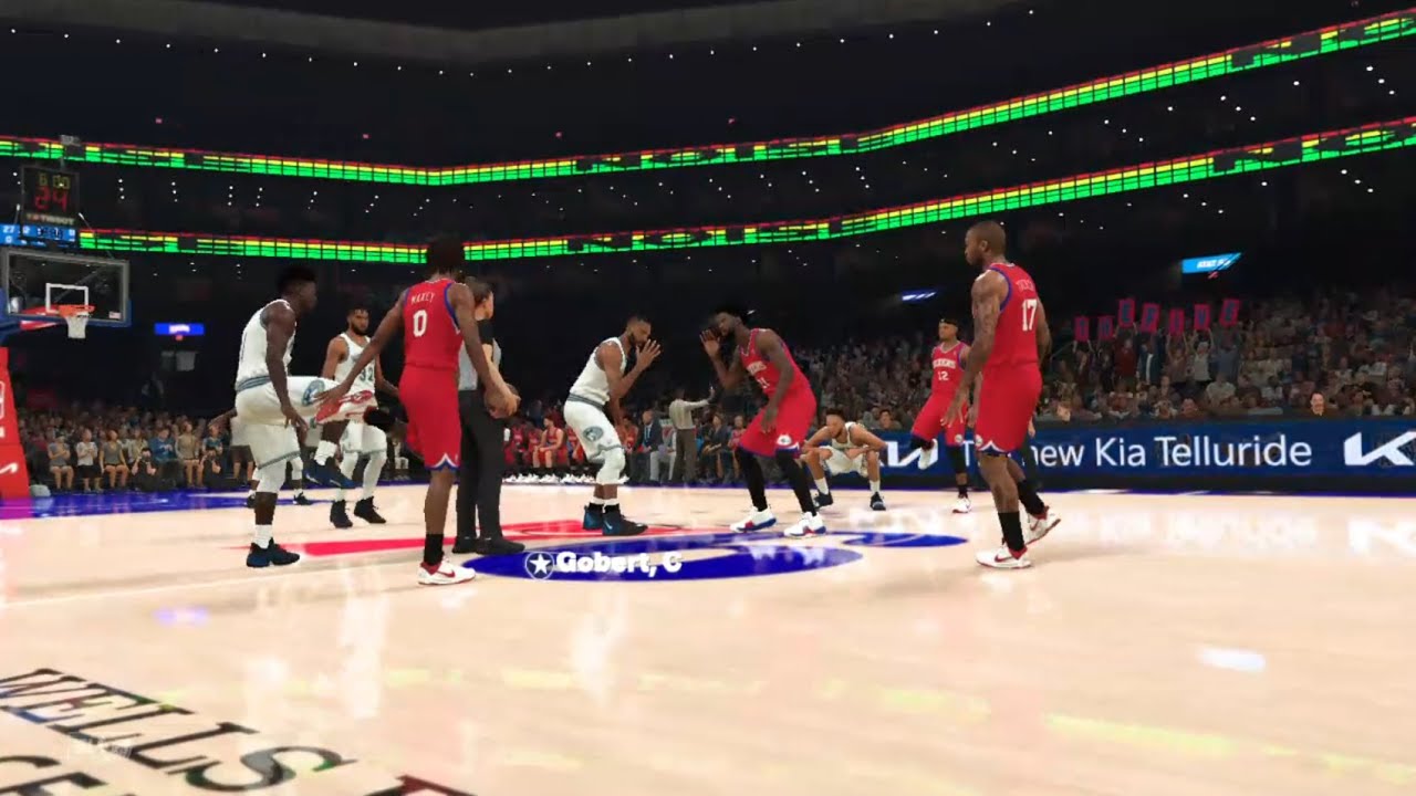 NBA 2K23 Gameplay Wolves vs 76ers (PC)