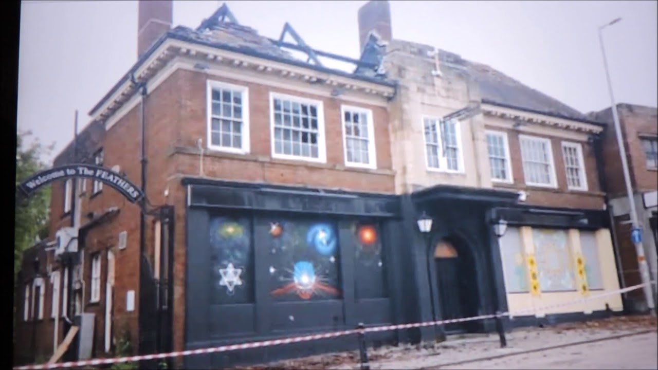 The Feathers Inn Rushden Set On Fire 27 May 2018.
