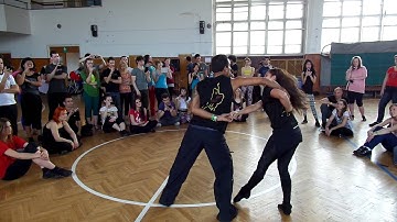 Lidio & Monique Freitas Brazilian Rio Zouk Dance Demo 1, Prague Zouk Congress, March 2014
