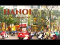 4k walkvietnam hanoi 2024 waling tour in city center 4kr 60fps