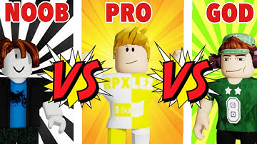 NOOB vs PRO vs GOD Tower of Hell | Roblox | Tower of Hell