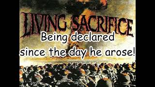 LIVING SACRIFICE - NO GRAVE CONCERN (Lyric Video) Content