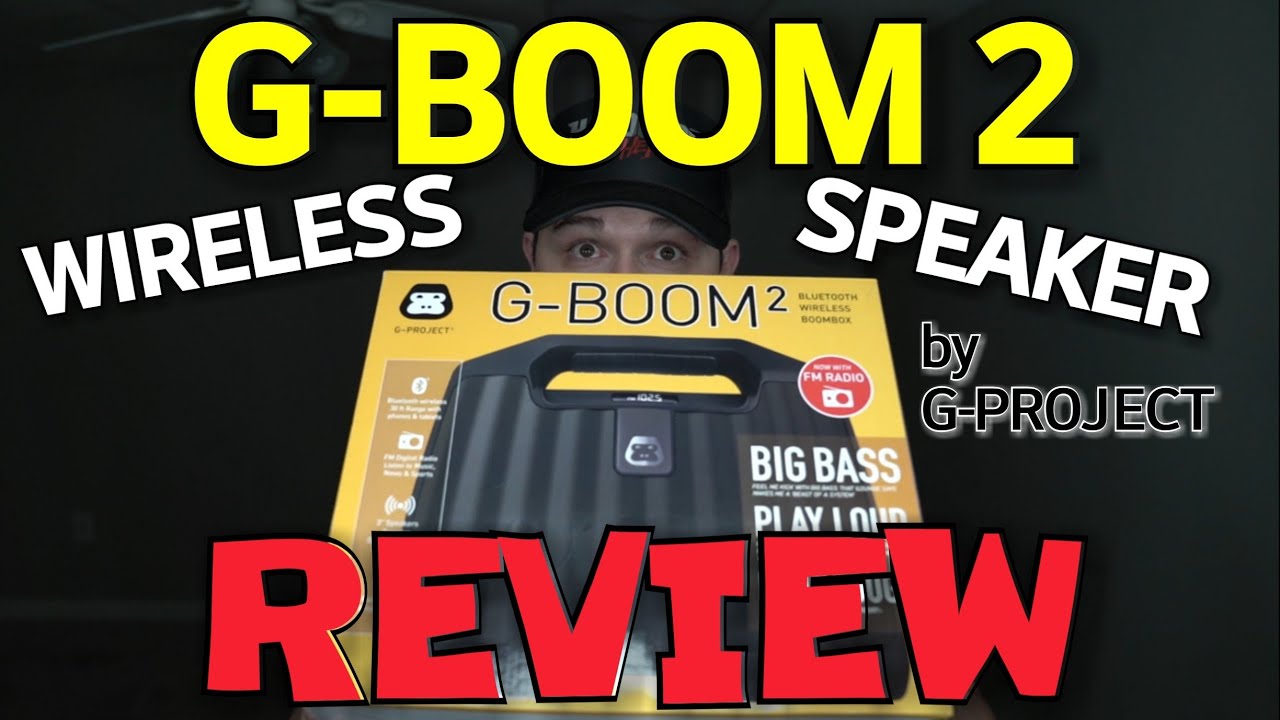 g boom speaker specs