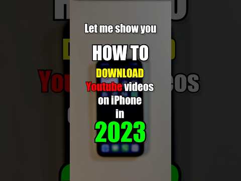 How To Download Youtube Videos On IPhone In 2023 