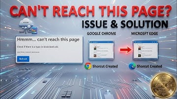 SBI CSP Portal Not Opening? Can’t Reach This Page Error Solution (Chrome & Edge)
