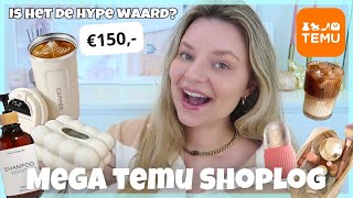 MEGA TEMU SHOPLOG - IS HET DE HYPE WAARD? | Joyce Rikken