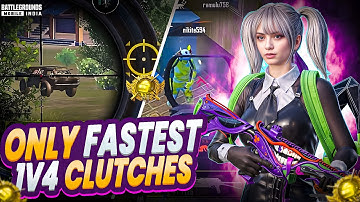 One Man Army! Fastest 1v4 Clutches of All Time |  Intense Solo vs Squad Clutches In Conqueror Lobby