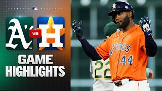 Athletics vs. Astros Highlights (8/21/26) | MLB Highlights