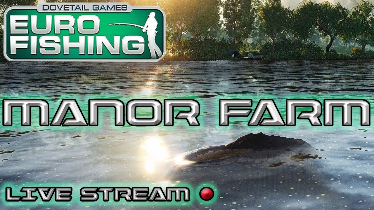 Euro Fishing Manor Farm Lake featuring 1 boss fish (pinhead) YouTube