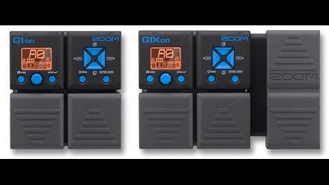 Zoom G1 ON  Multi Effect / Looper / Drum Machine (all Sounds from this Pedal)