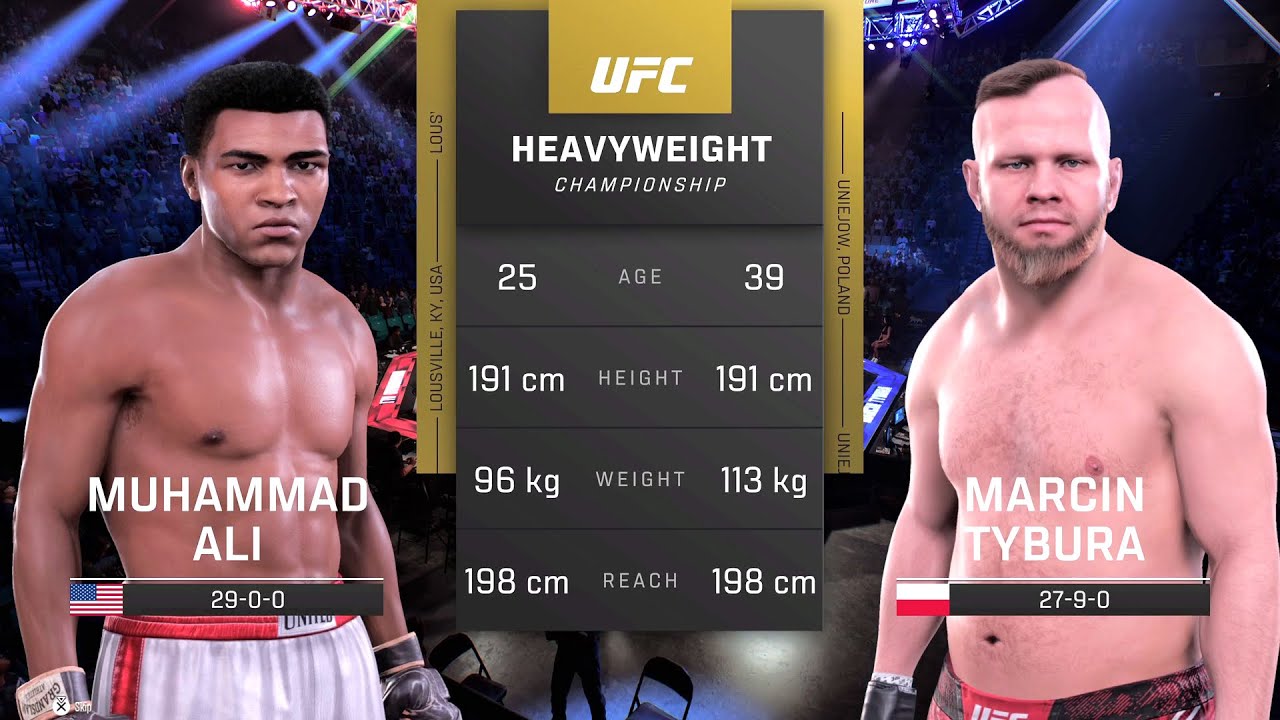 Muhammad Ali vs Marcin Tybura Full Fight - UFC 5 Fight Night