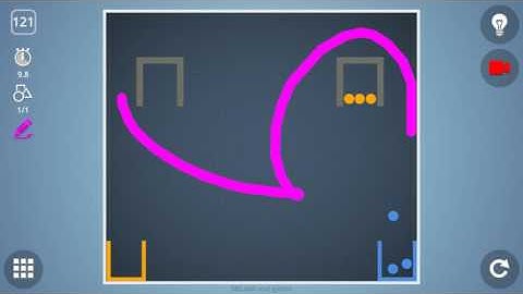 Check out how I solved level 121 in Brain It On! #BrainItOn